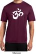 Mens Yoga Shirt Brushstroke Aum Moisture Wicking Tee T-Shirt