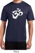 Mens Yoga Shirt Brushstroke Aum Moisture Wicking Tee T-Shirt