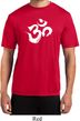Mens Yoga Shirt Brushstroke Aum Moisture Wicking Tee T-Shirt