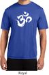 Mens Yoga Shirt Brushstroke Aum Moisture Wicking Tee T-Shirt