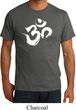 Mens Yoga Shirt Brushstroke Aum Organic Tee T-Shirt