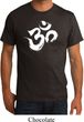 Mens Yoga Shirt Brushstroke Aum Organic Tee T-Shirt