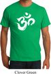 Mens Yoga Shirt Brushstroke Aum Organic Tee T-Shirt
