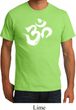 Mens Yoga Shirt Brushstroke Aum Organic Tee T-Shirt