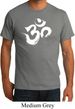Mens Yoga Shirt Brushstroke Aum Organic Tee T-Shirt