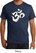 Mens Yoga Shirt Brushstroke Aum Organic Tee T-Shirt
