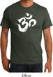 Mens Yoga Shirt Brushstroke Aum Organic Tee T-Shirt