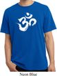 Mens Yoga Shirt Brushstroke Aum Pigment Dyed Tee T-Shirt