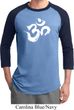 Mens Yoga Shirt Brushstroke Aum Raglan Tee T-Shirt