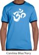 Mens Yoga Shirt Brushstroke Aum Ringer Tee T-Shirt
