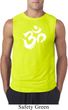 Mens Yoga Shirt Brushstroke Aum Sleeveless Tee T-Shirt