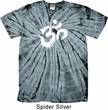 Mens Yoga Shirt Brushstroke Aum Spider Tie Dye Tee T-shirt