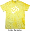 Mens Yoga Shirt Brushstroke Aum Spider Tie Dye Tee T-shirt