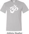 Mens Yoga Shirt Brushstroke Aum Tall Tee T-Shirt