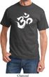 Mens Yoga Shirt Brushstroke Aum Tee T-Shirt