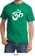 Mens Yoga Shirt Brushstroke Aum Tee T-Shirt