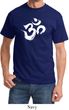Mens Yoga Shirt Brushstroke Aum Tee T-Shirt