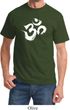 Mens Yoga Shirt Brushstroke Aum Tee T-Shirt
