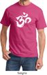 Mens Yoga Shirt Brushstroke Aum Tee T-Shirt