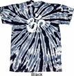 Mens Yoga Shirt Brushstroke Aum Twist Tie Dye Tee T-shirt
