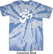 Mens Yoga Shirt Brushstroke Aum Twist Tie Dye Tee T-shirt