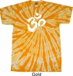 Mens Yoga Shirt Brushstroke Aum Twist Tie Dye Tee T-shirt