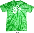 Mens Yoga Shirt Brushstroke Aum Twist Tie Dye Tee T-shirt
