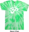 Mens Yoga Shirt Brushstroke Aum Twist Tie Dye Tee T-shirt