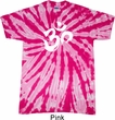 Mens Yoga Shirt Brushstroke Aum Twist Tie Dye Tee T-shirt