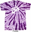 Mens Yoga Shirt Brushstroke Aum Twist Tie Dye Tee T-shirt