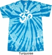Mens Yoga Shirt Brushstroke Aum Twist Tie Dye Tee T-shirt