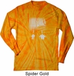 Mens Yoga Shirt Choices Long Sleeve Tie Dye Tee T-shirt