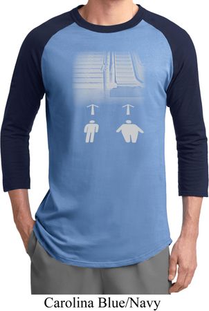 Mens Yoga Shirt Choices Raglan Tee T-Shirt