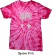 Mens Yoga Shirt Choices Spider Tie Dye Tee T-shirt