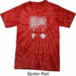 Mens Yoga Shirt Choices Spider Tie Dye Tee T-shirt