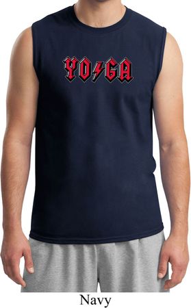 Mens Yoga Shirt Classic Rock Yoga Muscle Tee T-Shirt