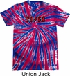 Mens Yoga Shirt Classic Rock Yoga Patriotic Tie Dye Tee T-shirt