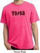 Mens Yoga Shirt Classic Rock Yoga Pigment Dyed Tee T-Shirt