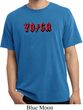 Mens Yoga Shirt Classic Rock Yoga Pigment Dyed Tee T-Shirt