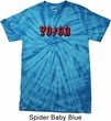 Mens Yoga Shirt Classic Rock Yoga Spider Tie Dye Tee T-shirt