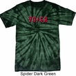 Mens Yoga Shirt Classic Rock Yoga Spider Tie Dye Tee T-shirt