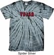 Mens Yoga Shirt Classic Rock Yoga Spider Tie Dye Tee T-shirt