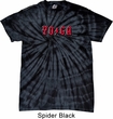 Mens Yoga Shirt Classic Rock Yoga Spider Tie Dye Tee T-shirt