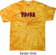 Mens Yoga Shirt Classic Rock Yoga Spider Tie Dye Tee T-shirt