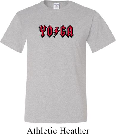 Mens Yoga Shirt Classic Rock Yoga Tall Tee T-Shirt