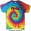 Mens Yoga Shirt Classic Rock Yoga Tie Dye Tee T-shirt