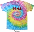 Mens Yoga Shirt Classic Rock Yoga Tie Dye Tee T-shirt