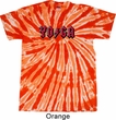 Mens Yoga Shirt Classic Rock Yoga Twist Tie Dye Tee T-shirt