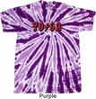 Mens Yoga Shirt Classic Rock Yoga Twist Tie Dye Tee T-shirt