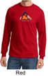 Mens Yoga Shirt Copy Cat Long Sleeve Tee T-Shirt